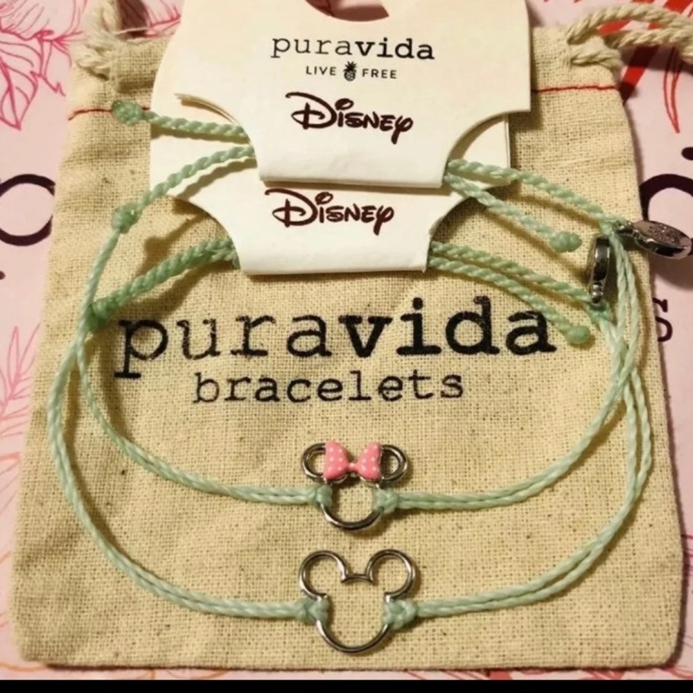 Disney mickey and Minnie puravida bracelets